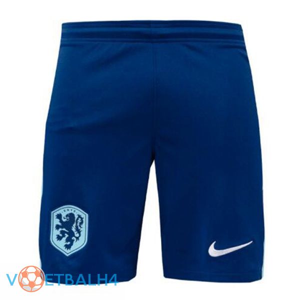 Nederland uit voetbal korte broek koninklijk blauw 2024/2025