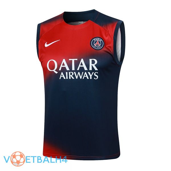 Paris PSG voetbal vest blauw koninklijk rood 2024/2025