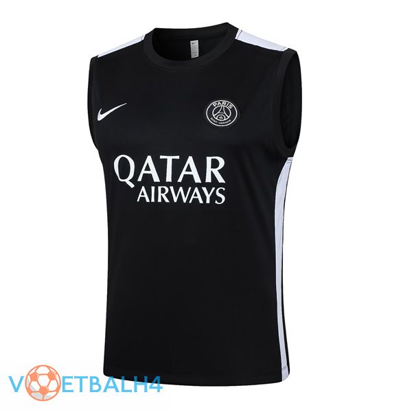 Paris PSG voetbal Vest + korte broek zwart 2024/2025