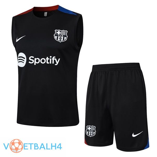 FC Barcelona voetbal Vest + korte broek zwart 2024/2025