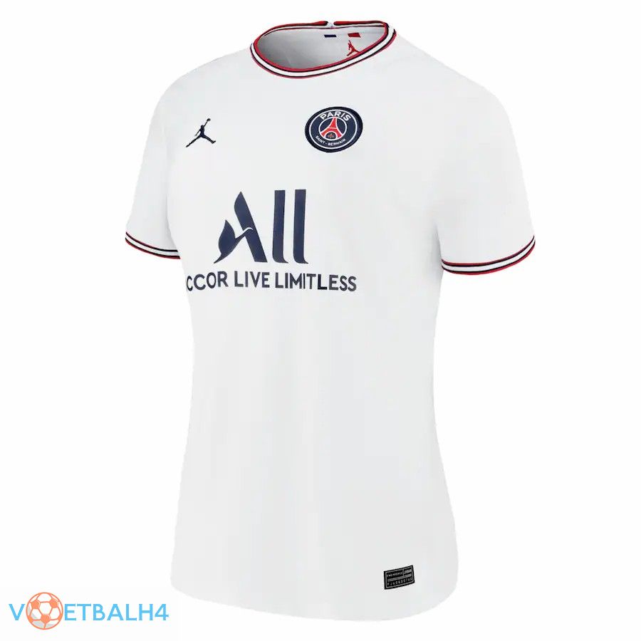 Jordan PSG Women vierde jerseys wit 2021-2022