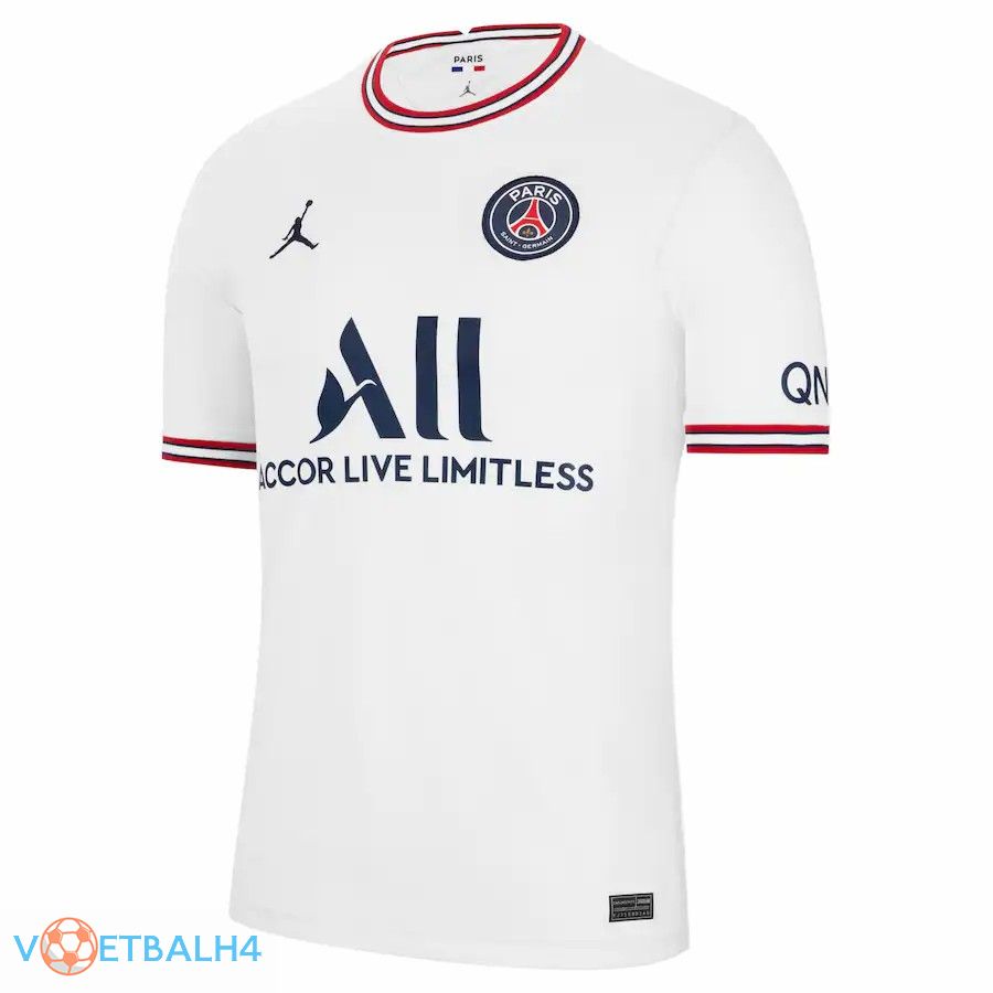 Jordan PSG vierde jerseys wit 2021-2022