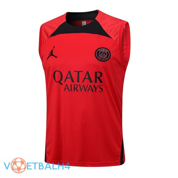 Paris PSG voetbal Vest rood 2023/2024