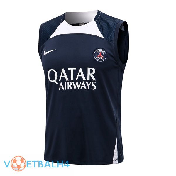 Paris PSG blauw koninklijk voetbal Vest 2022-2023