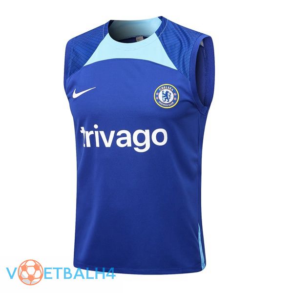 FC Chelsea blauw voetbal Vest 2022-2023