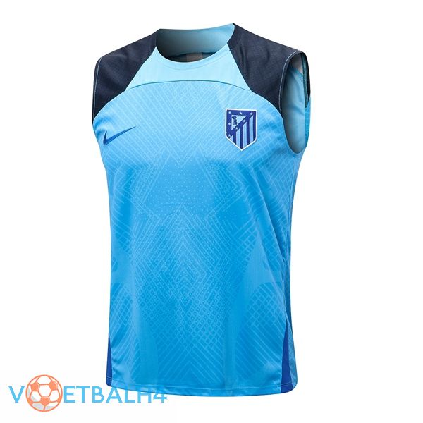 Atletico Madrid voetbal Vest blauw 2022-2023