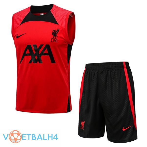 FC Liverpool voetbal Vest + korte broek rood 2022-2023