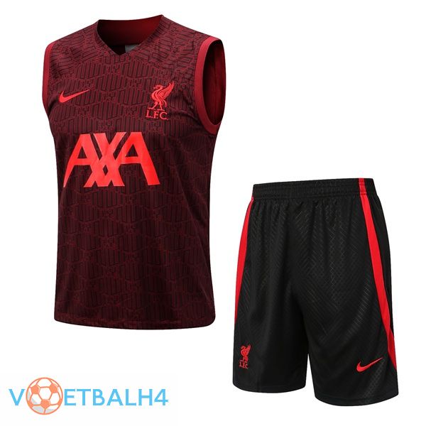 FC Liverpool voetbal Vest + korte broek rood 2022-2023