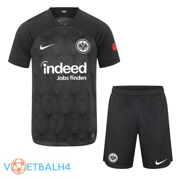 Eintracht Frankfurt kinderen voetbal jersey uit zwart 2022/2023