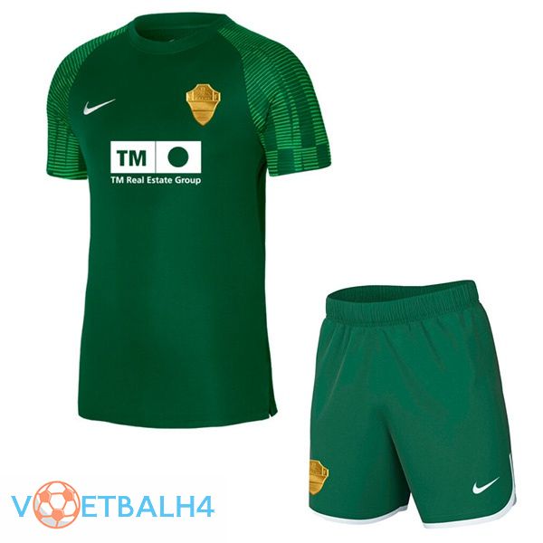 Elche CF kinderen voetbal jersey uit groente 2022/2023