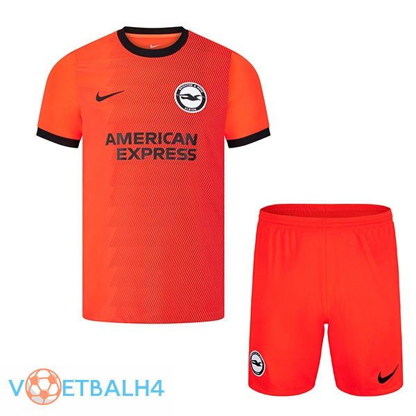 FC Brighton kinderen voetbal jersey uit oranje 2022/2023