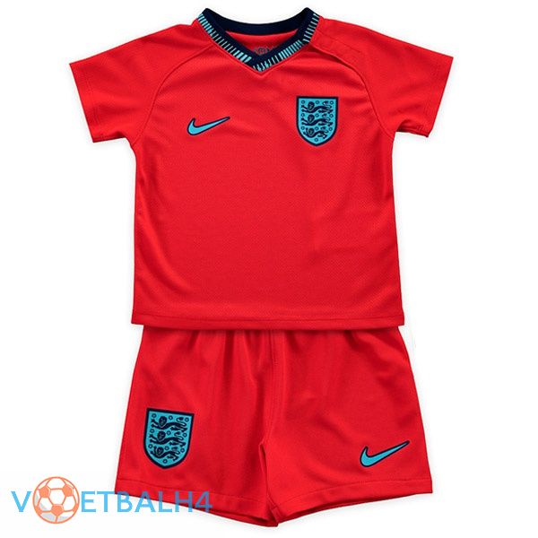 Engeland kinderen voetbal jerseys uit rood 2022-2023