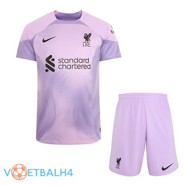 FC Liverpool jersey kinderen doelman paars 2022/2023