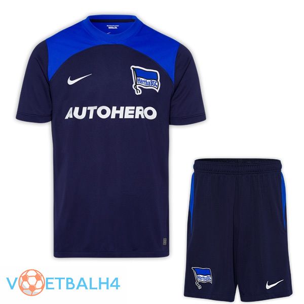 Hertha BSC kinderen voetbal jerseys uit blauw 2022-2023