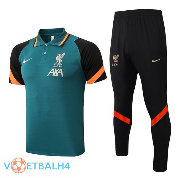 FC Liverpool + broek groente zwart Polo Shirt 2021/2022