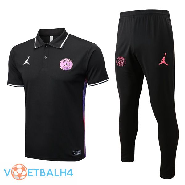 Paris PSG voetbal Polo + broek zwart 2022/2023