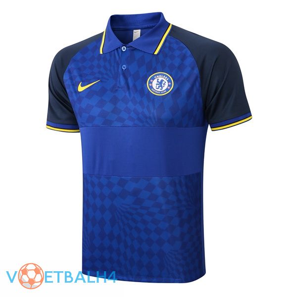 FC Chelsea blauw Polo Shirt 2021/2022