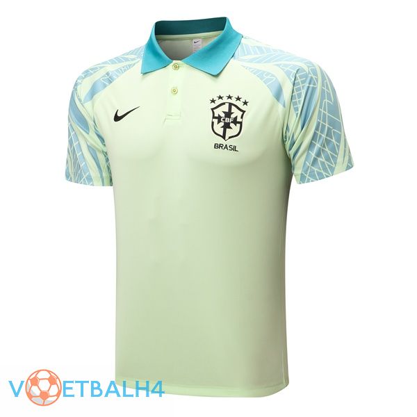 Brazilië polo shirt groente 2022/2023