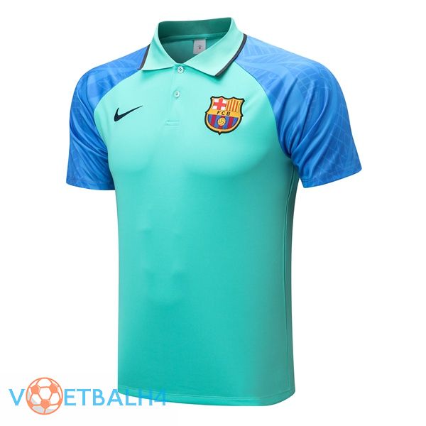 FC Barcelona polo shirt groente blauw 2022/2023