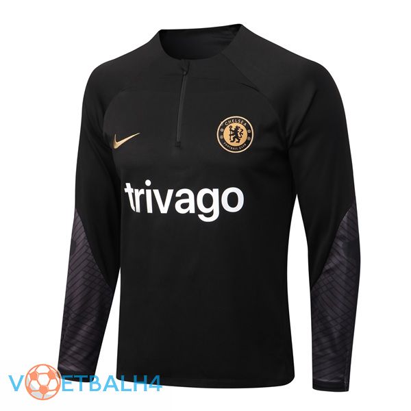 FC Chelsea Training Sweatshirt zwart 2022/2023