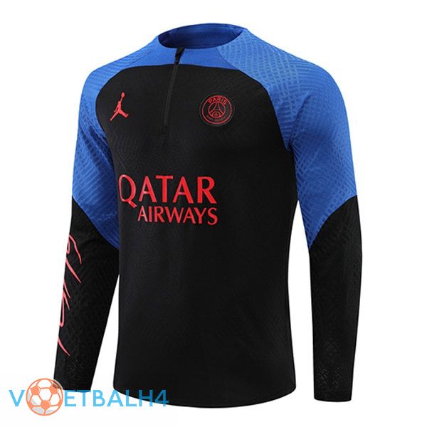 Paris PSG Training Sweatshirt blauw zwart 2022/2023