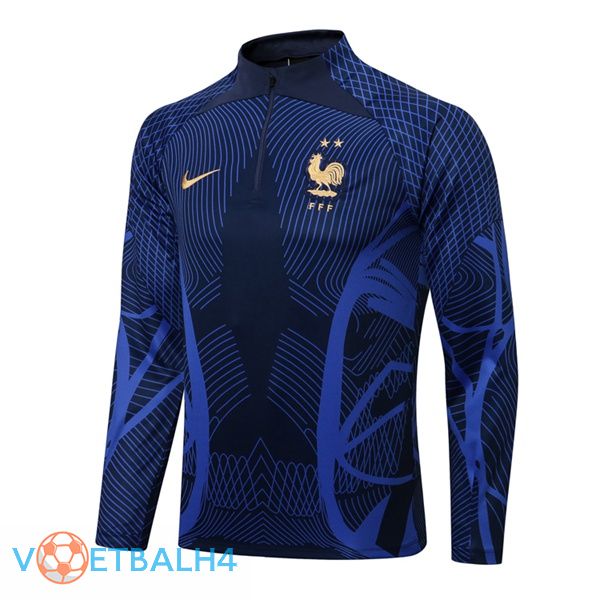 Frankrijk blauw koninklijk Training Sweatshirt 2022/2023