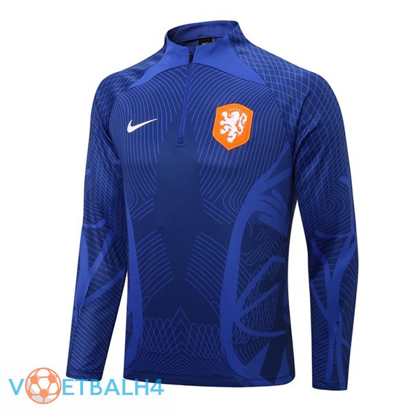 Nederland blauw Training Sweatshirt 2022/2023