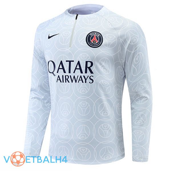 Paris PSG Training Sweatshirt grijs 2022-2023