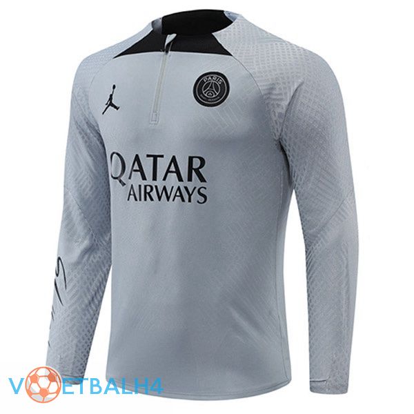 Paris PSG Training Sweatshirt grijs 2022-2023