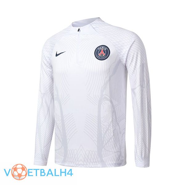 Paris PSG Training Sweatshirt wit 2022-2023