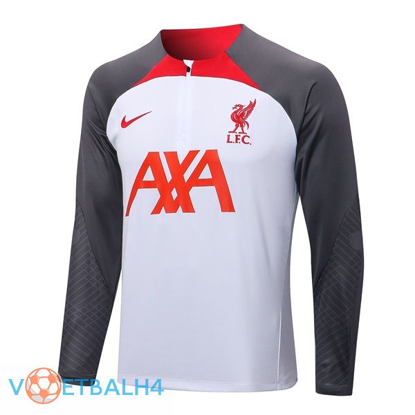 FC Liverpool Training Sweatshirt wit grijs 2022-2023