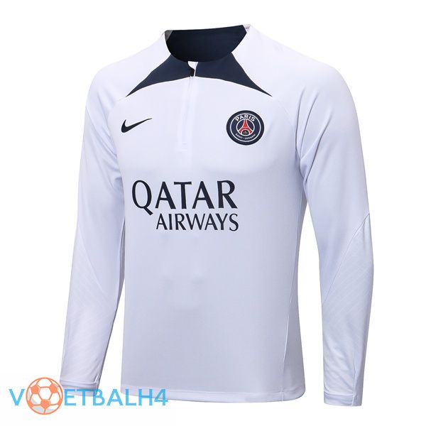 Paris PSG Training Sweatshirt wit 2022-2023