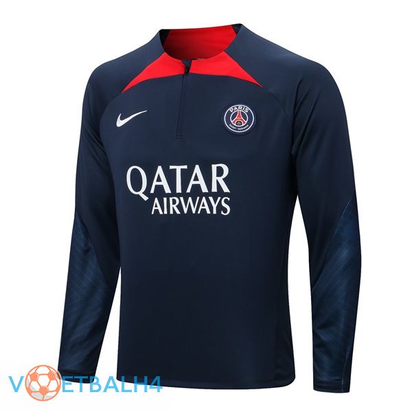 Paris PSG Training Sweatshirt blauw koninklijk 2022-2023