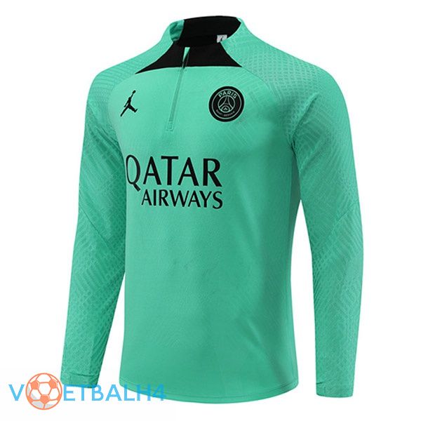 Paris PSG Training Sweatshirt groente 2022-2023