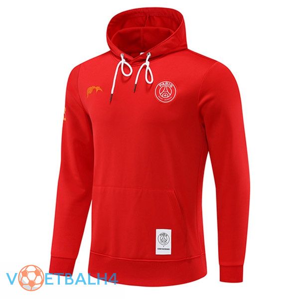 Paris PSG Hooded Sweater rood 2022-2023