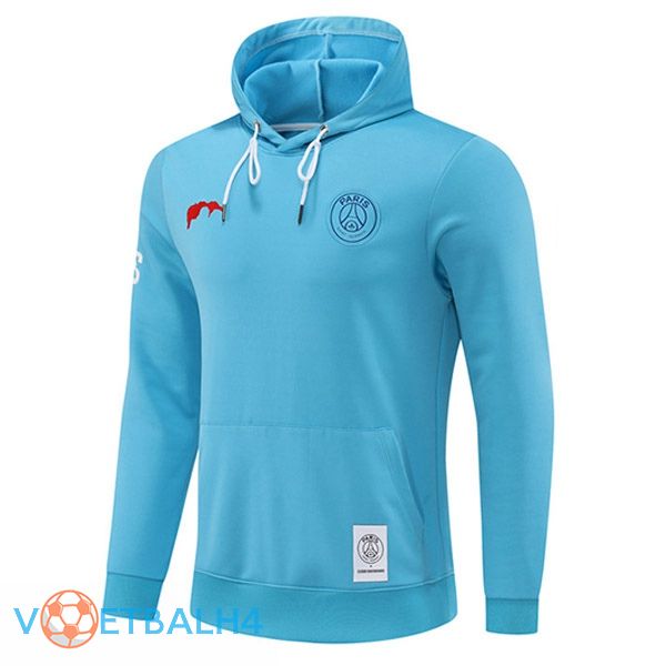 Paris PSG Training Sweatshirt Hoodieblauw 2022/2023