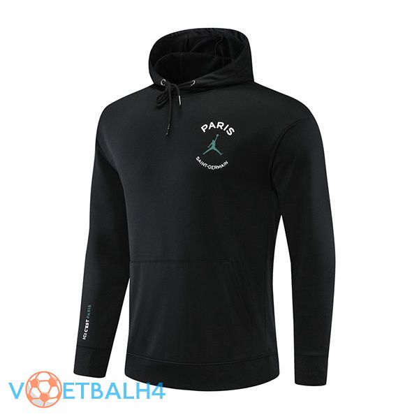 JORDAN Paris PSG Training Sweatshirt Hoodie zwart 2022/2023