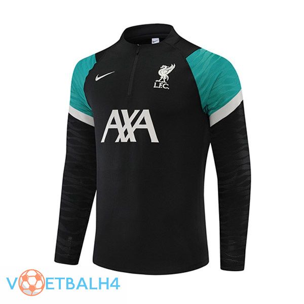 FC Liverpool zwart groente Training Sweatshirt 2022/2023