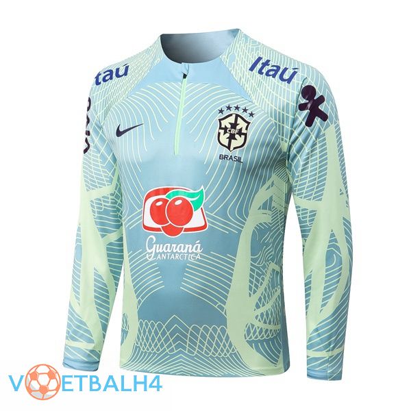 Brazilië Training Sweatshirt groente 2022-2023