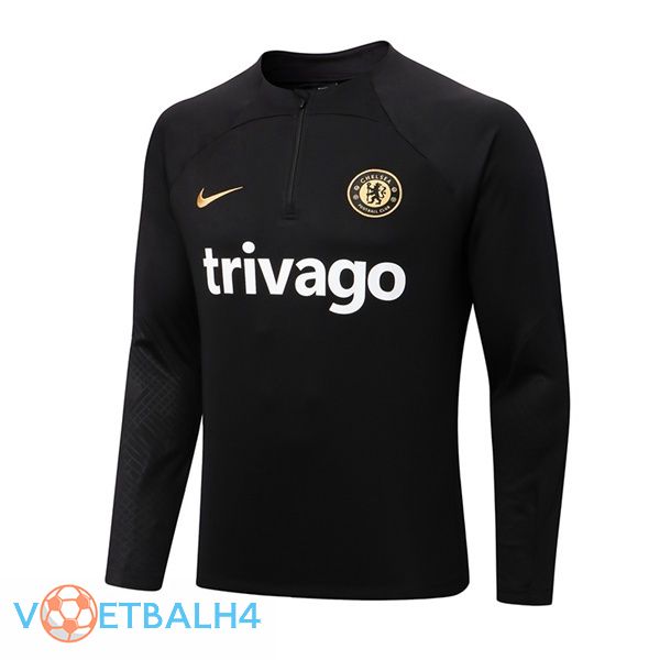 FC Chelsea Training Sweatshirt zwart 2022-2023