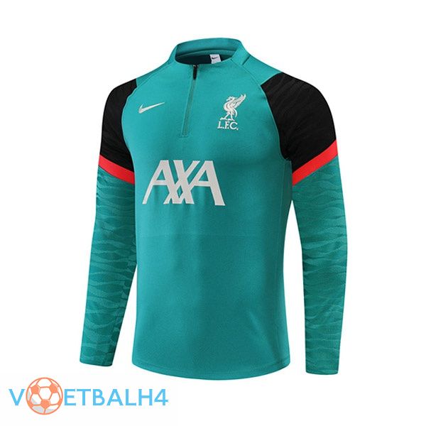 FC Liverpool groente zwart Training Sweatshirt 2022/2023