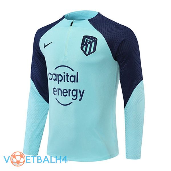 Atletico Madrid Training Sweatshirt blauw 2022-2023