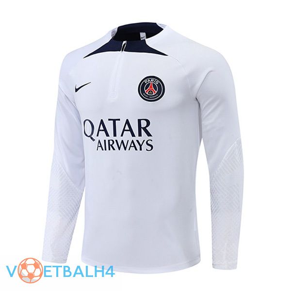 Paris PSG Training Sweatshirt wit 2022-2023