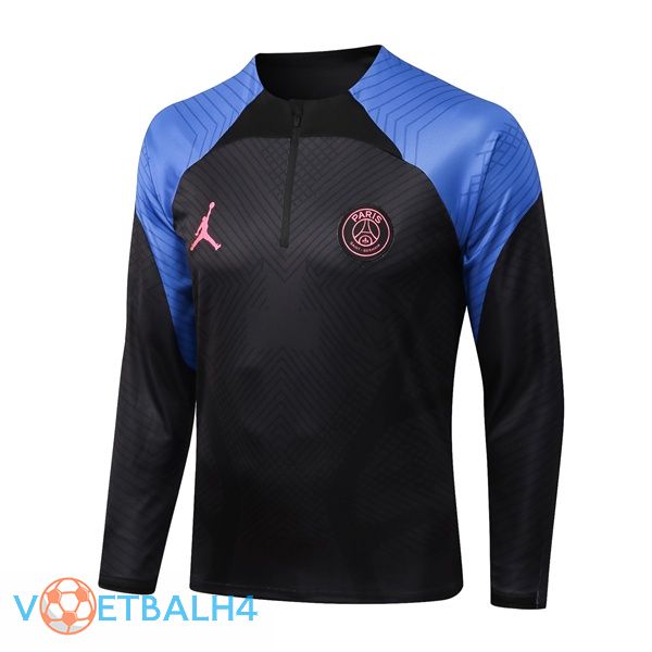 Paris PSG Training Sweatshirt zwart blauw 2022-2023