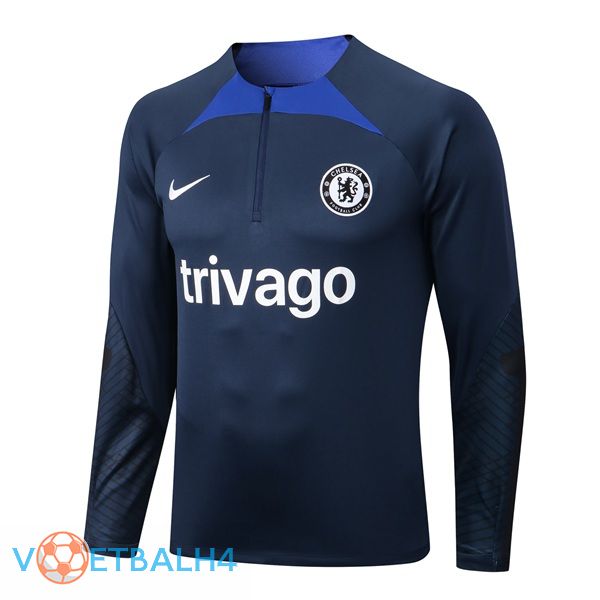 FC Chelsea Training Sweatshirt blauw 2022/2023