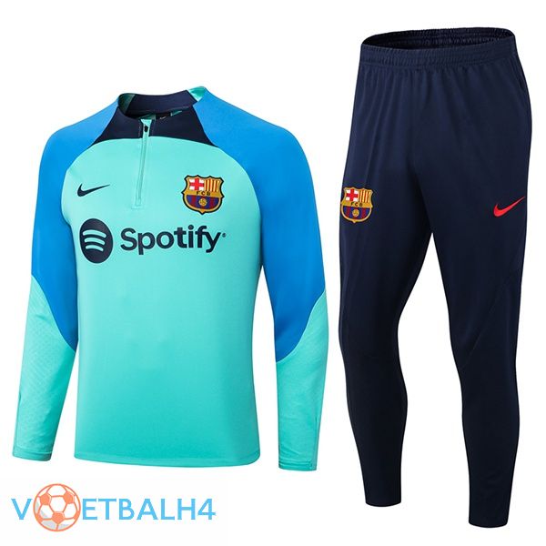 FC Barcelona trainingspak blauw groente 2022-2023