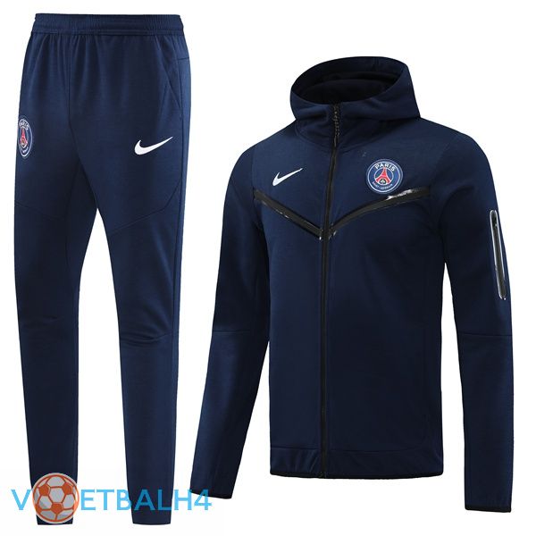 Paris PSG trainingspak Hoodie blauw koninklijk 2022-2023