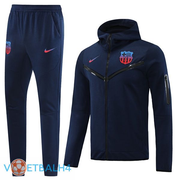 FC Barcelona trainingspak Hoodie blauw koninklijk 2022-2023