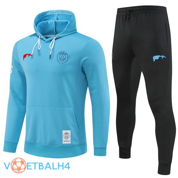 Paris PSG trainingspak Hoodie blauw 2022/2023