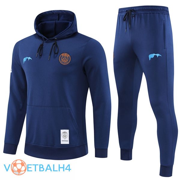 Paris PSG trainingspak Hoodie koninklijk blauw 2022/2023